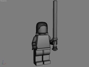 lego figure - obi wan 3D Model