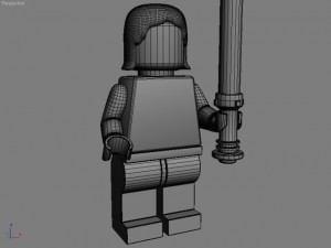 lego figure - obi wan 3D Model