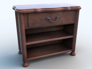 old furniture set Modelo 3D