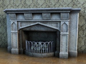old furniture set Modelo 3D