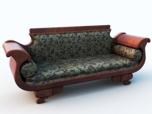 old furniture set Modelo 3D