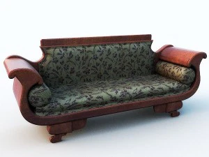 old furniture set 3D Model