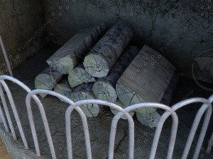 old furniture set Modelo 3D