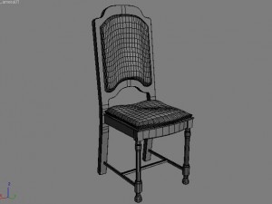 old furniture set Modelo 3D