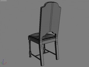 old furniture set Modelo 3D