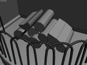 old furniture set Modelo 3D