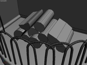old furniture set 3D Model