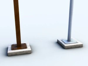 mcdonalds road sign 3D Model