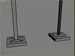 kfc - road sign 3D Model