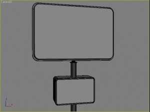fastfood signs set Modello 3D