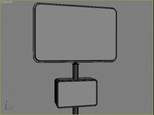 fastfood signs set 3D Model