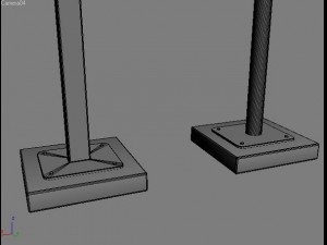 fastfood signs set Modello 3D