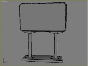 fastfood signs set Modello 3D