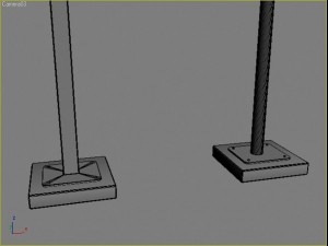 fastfood signs set Modello 3D