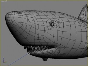 great white shark 3D 모델