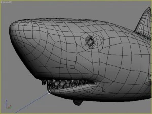 great white shark 3D Model
