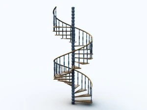 spiral stairs 3D Model