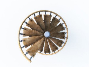 spiral stairs Modelo 3D