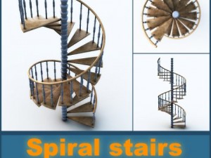 spiral stairs 3D Model