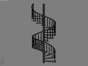 spiral stairs 3D Model