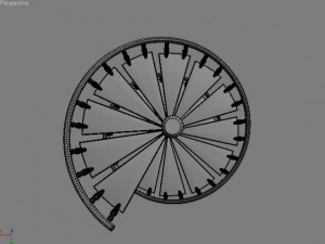 spiral stairs Modelo 3D
