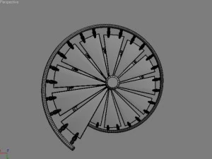 spiral stairs 3D Model