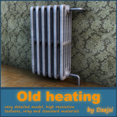 old heating Modello 3D .c4d .max .obj .3ds .fbx .stl .blend 