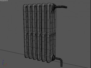 old heating Modello 3D