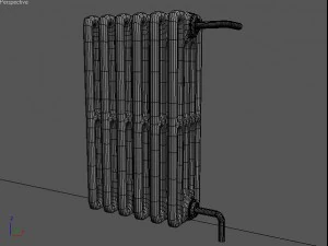 old heating 3D Model
