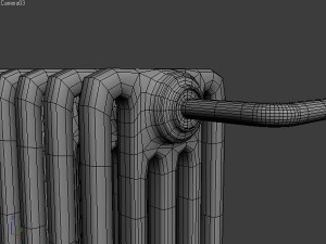 old heating Modello 3D