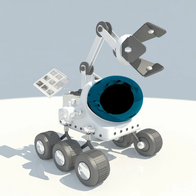 moon buggy 3D Model .c4d .max .obj .3ds .fbx .stl .blend 