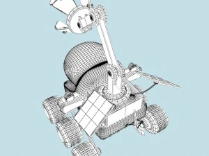 moon buggy 3D Model