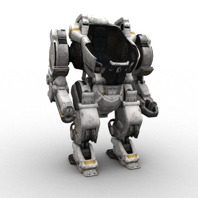 atlas robot rigged 3D 模型 .c4d .max .obj .3ds .fbx .stl .blend 