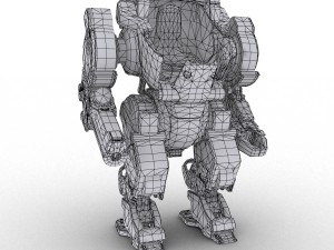 atlas robot rigged 3D 模型