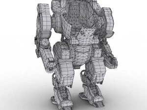 atlas robot rigged 3D Model