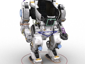 atlas robot rigged 3D 模型