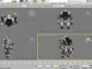 atlas robot rigged 3D 模型