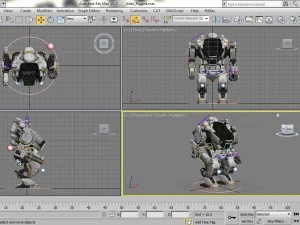 atlas robot rigged 3D Model
