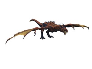 boss dragon rigged Model 3D