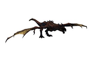 boss dragon rigged Modello 3D