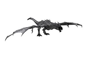 boss dragon rigged 3D Model