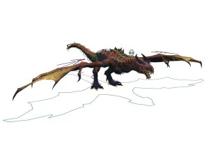 boss dragon rigged 3D Model