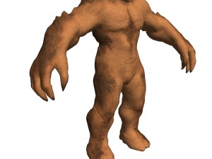 clayface rigged Model 3D