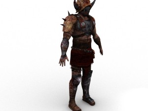 gladiator rigged Model 3D