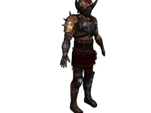 gladiator rigged 3D Model