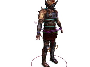 gladiator rigged 3D Модель