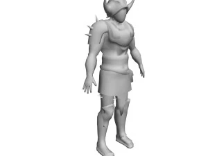 gladiator rigged 3D Model