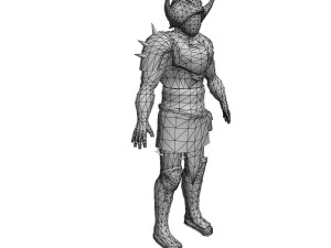 gladiator rigged 3D Модель