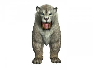 sabrecat rigged 3D Model