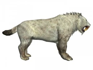 sabrecat rigged 3D Model